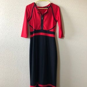 Women's HOMEYEE Red Dress
